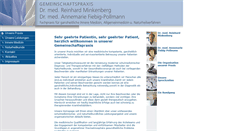 Desktop Screenshot of dr-minkenberg.de