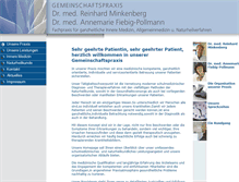 Tablet Screenshot of dr-minkenberg.de